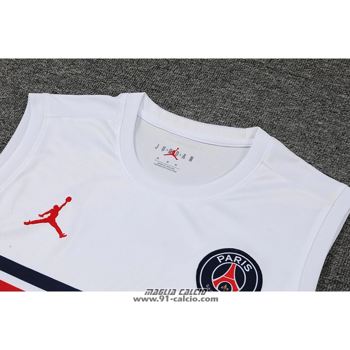 Tuta da Track
 Paris Saint-Germain Senza Maniche
 2022-2023 Bianco
 e 
Rosso
